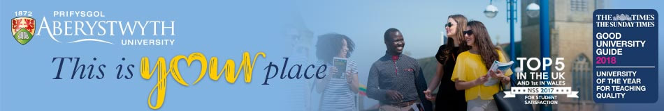 Aberystwyth University Featured Masters Courses