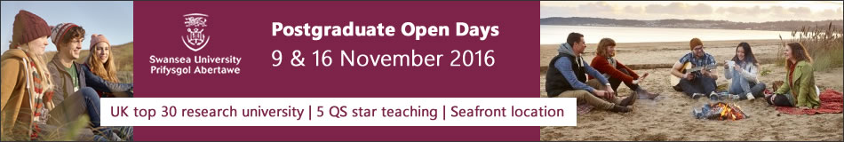 Swansea University Featured Masters Courses